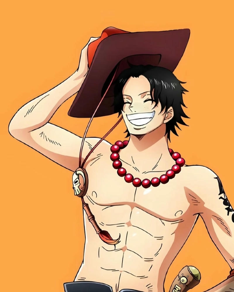 Ảnh ace anime với mái tóc đặc trưng cùng diện mạo cuốn hút