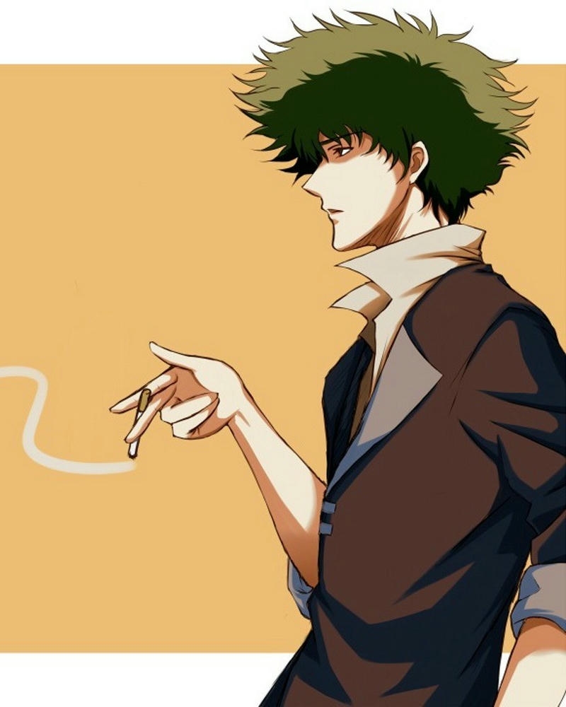 Ảnh hoạt hình hút thuốc phong cách anime cá tính