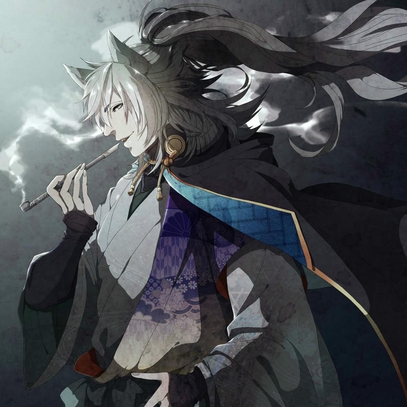 Anime hút thuốc hình ảnh đậm chất tâm trạng