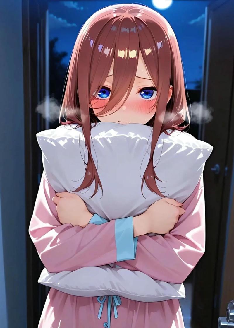 Hình ảnh Miku Nakano anime với vẻ đẹp nữ tính