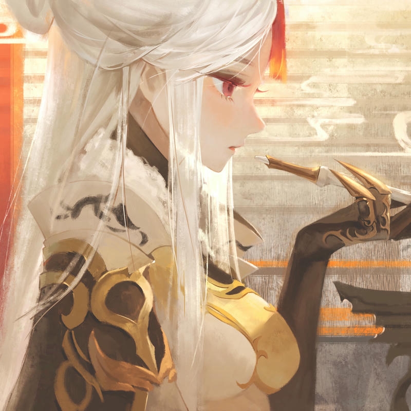 Hình anime chủ đề hút thuốc đầy ấn tượng