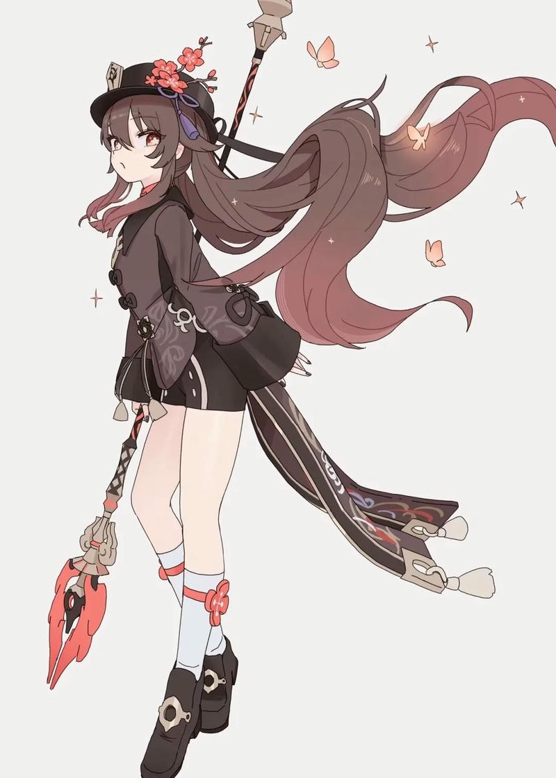 Hutao anime mang diện mạo thanh tú cùng thần thái trẻ trung