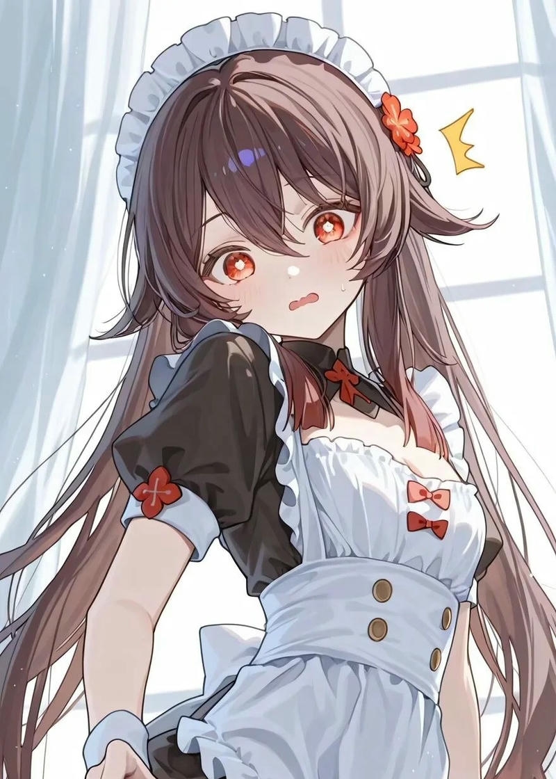 Hutao anime nổi bật cùng gương mặt xinh xắn và ánh mắt vui tươi