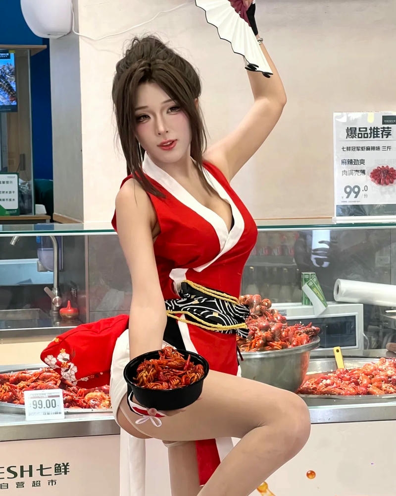 Mai Shiranui Cosplay có tạo hình thanh thoát ấn tượng