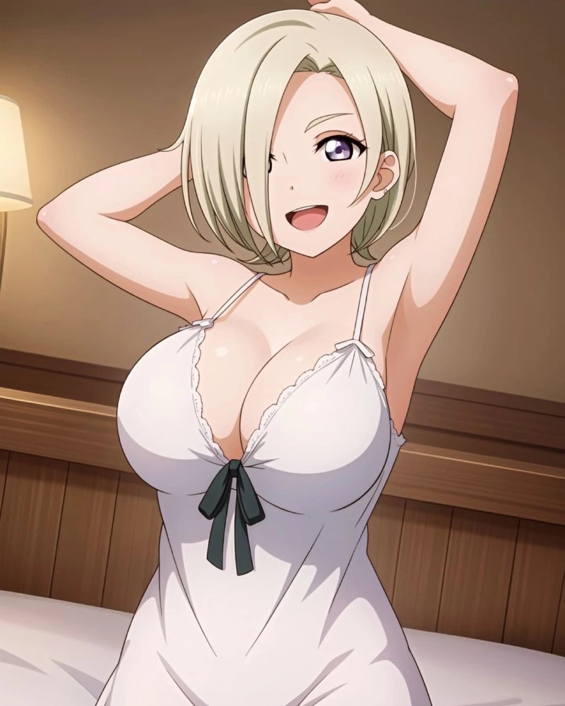 Ảnh gái anime to tròn mặc váy cosplay ngắn