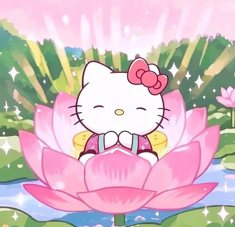 Ảnh đại diện hello kitty đáng yêu
