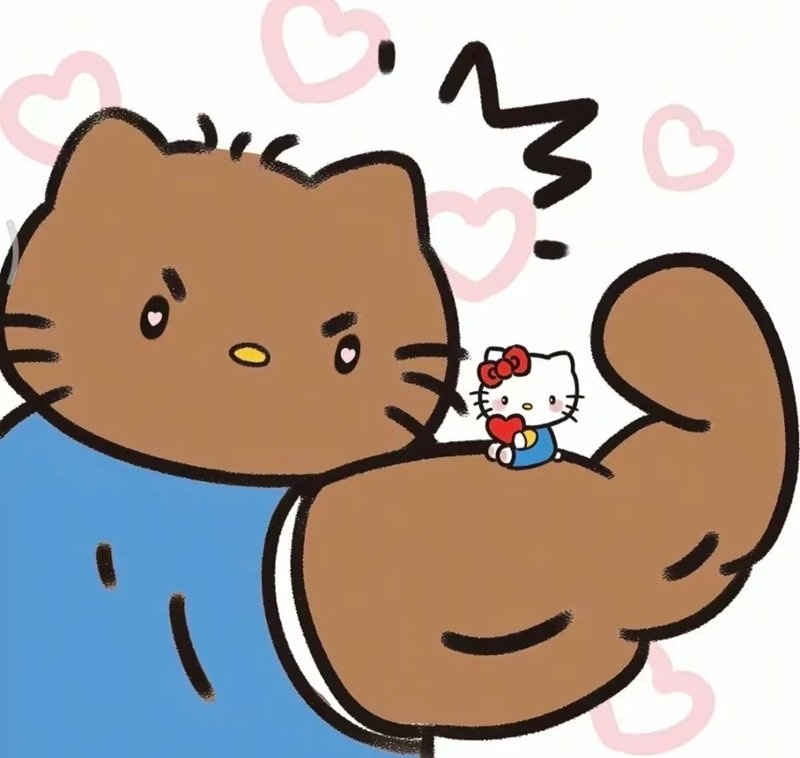 Bộ avatar hello kitty cute đẹp