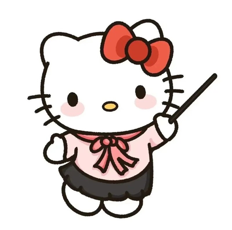 Hình đại diện hello kitty màu hồng
