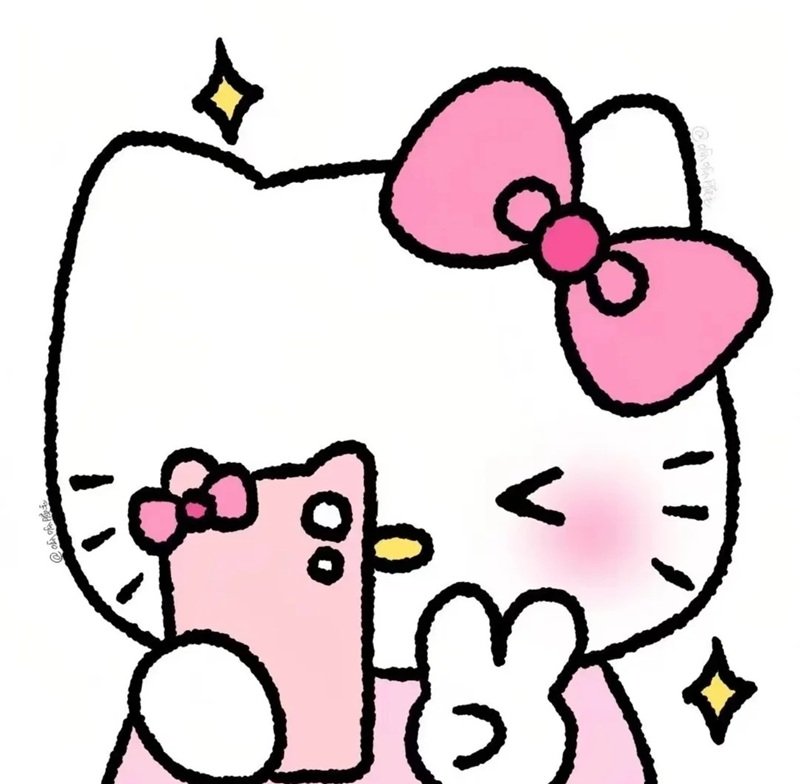 Hello kitty cute phong cách anime