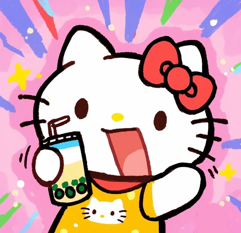 Ảnh đại diện hello kitty siêu xinh