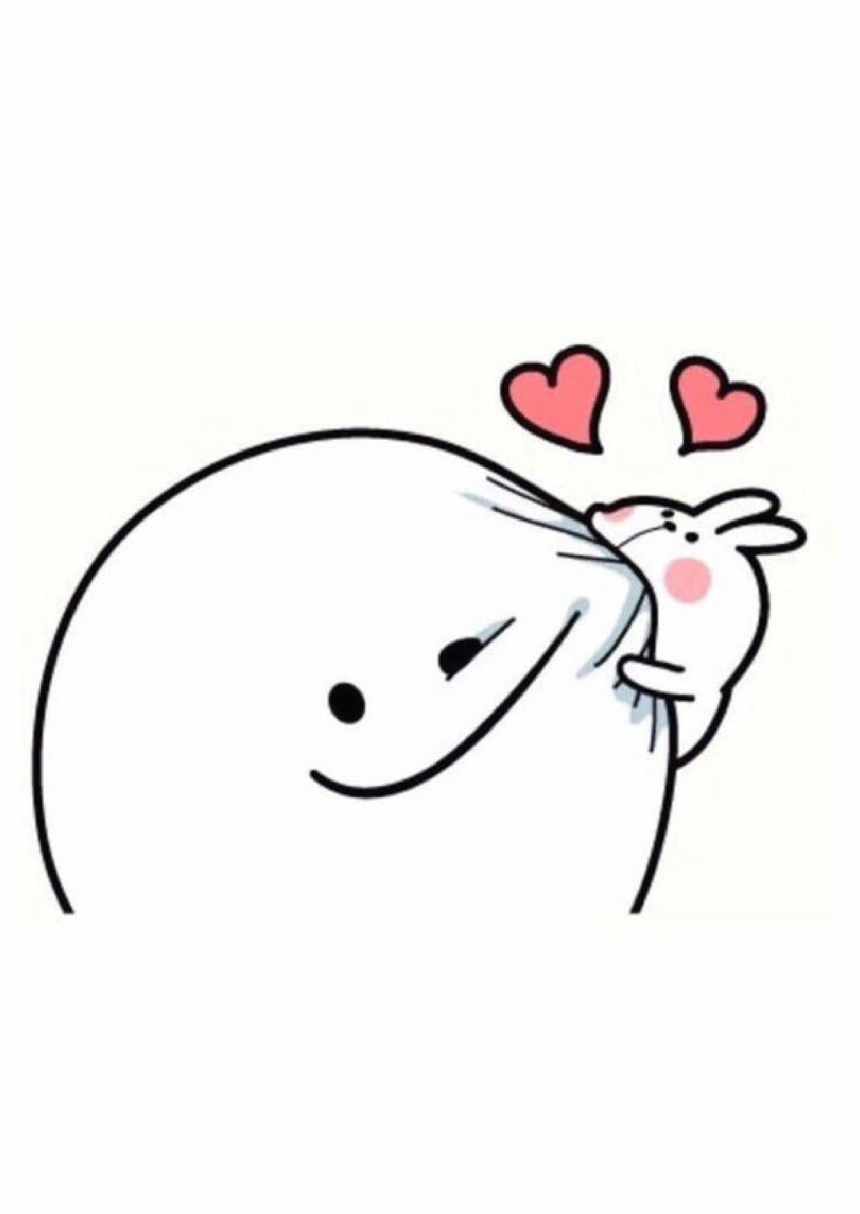 Ảnh Thỏ Chibi Cắn Đầu cute nhất