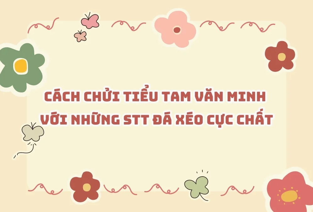 Cách chửi tiểu tam văn minh