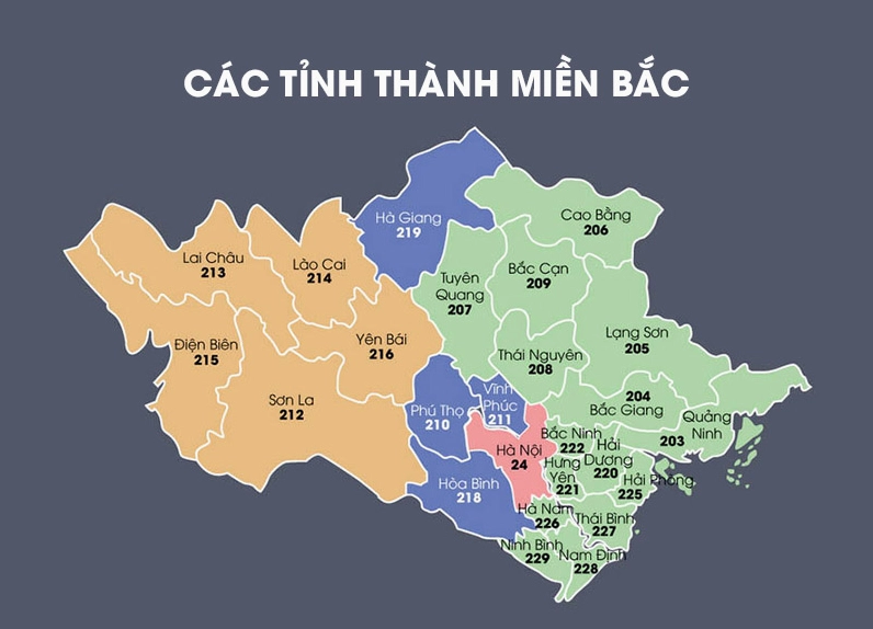 Miền Bắc Việt Nam Gồm Những Tỉnh Nào Danh sách các tỉnh miền Bắc cập nhật mới nhất