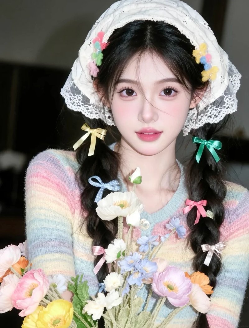 Ảnh girl xinh với mái tóc dài nổi bật