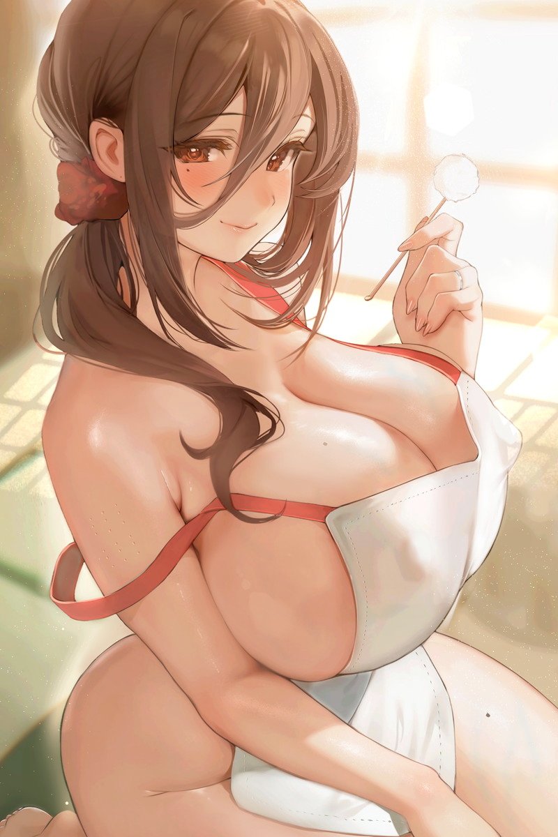 Anime girl mắt to trong ảnh anime 18 không che