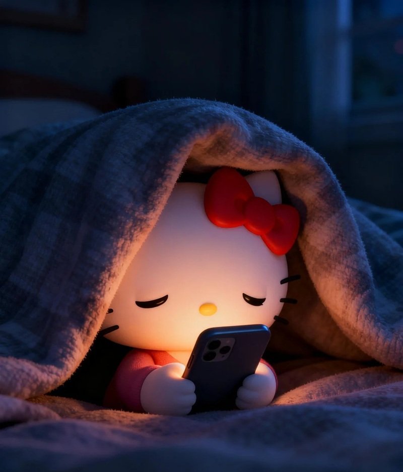 Avatar Hello Kitty buồn chất lượng cao