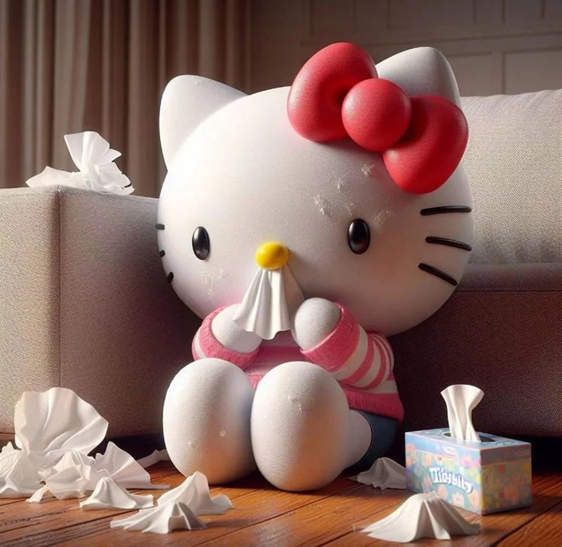 Avatar Hello Kitty buồn full HD