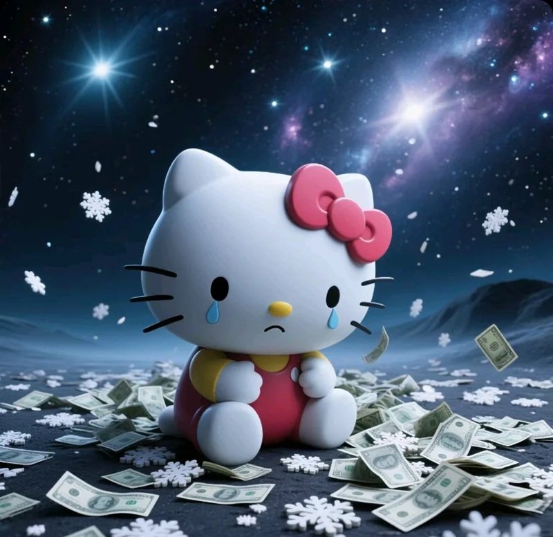 Avatar Hello Kitty buồn khóc