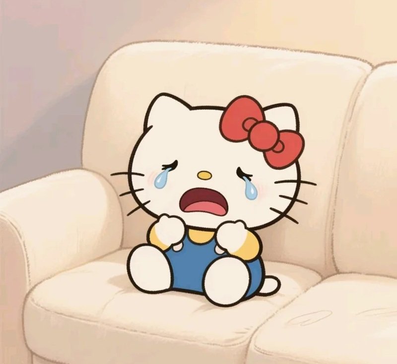 Avatar Hello Kitty buồn rơi nước mắt