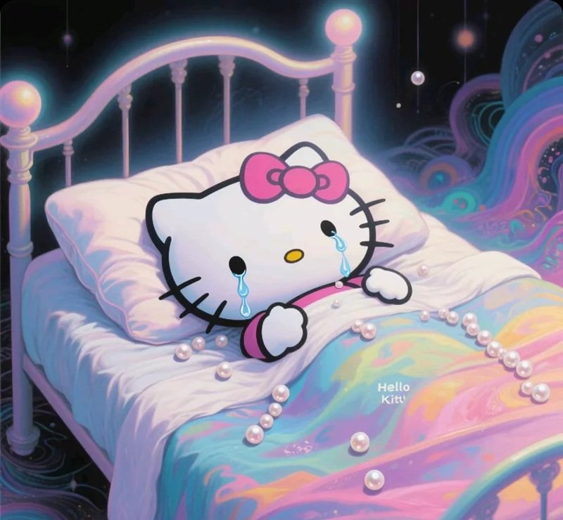 Avatar Hello Kitty buồn cô độc