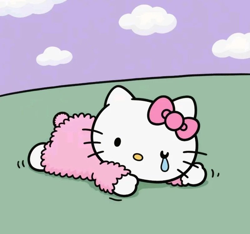 Avatar Hello Kitty buồn ngầu