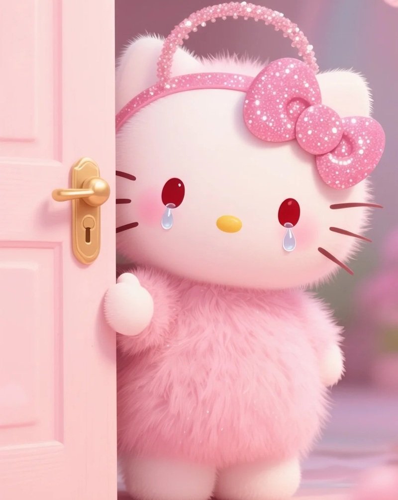 Avatar Hello Kitty buồn cảm xúc