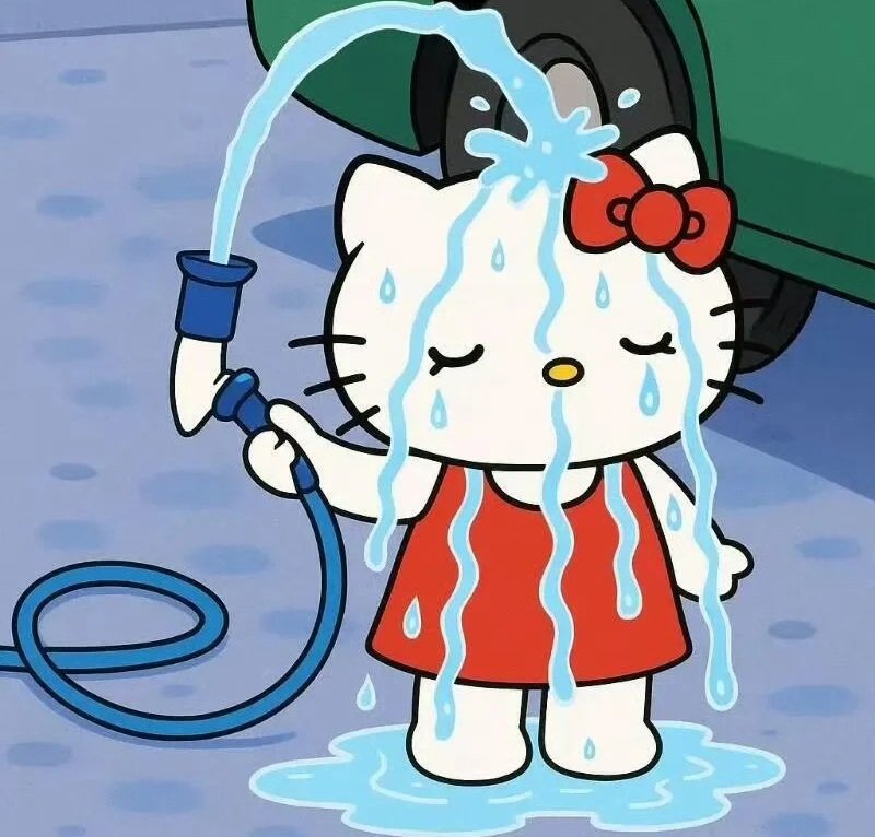 Avatar Hello Kitty buồn 4K