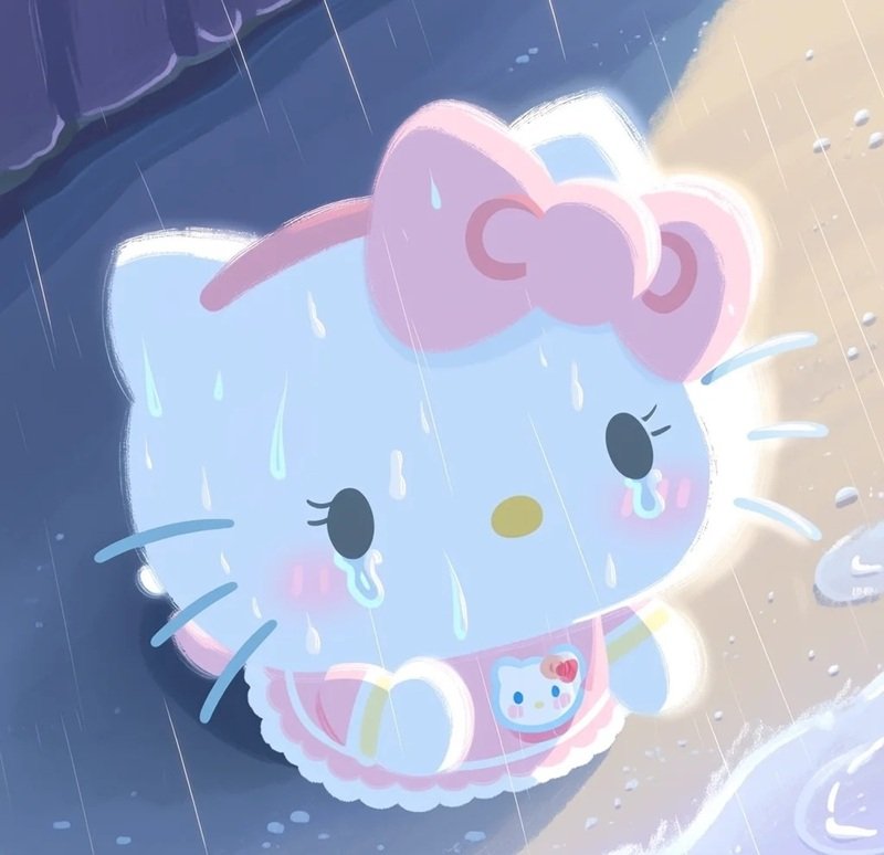Avatar Hello Kitty buồn dễ tải