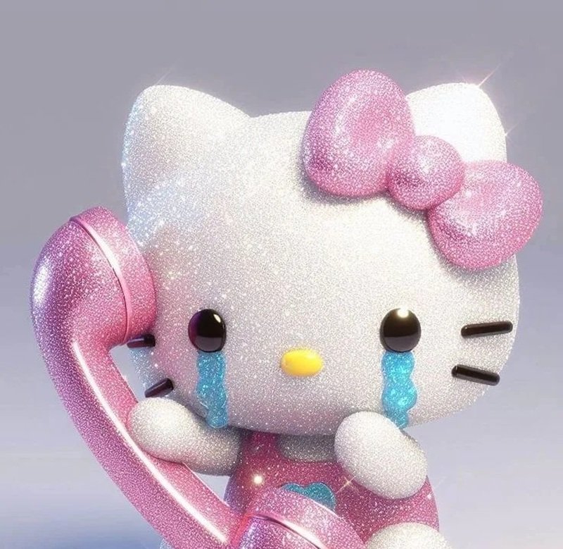 Avatar Hello Kitty buồn đáng yêu
