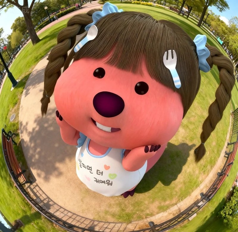Avatar loopy vô tri phong cách hoạt hình