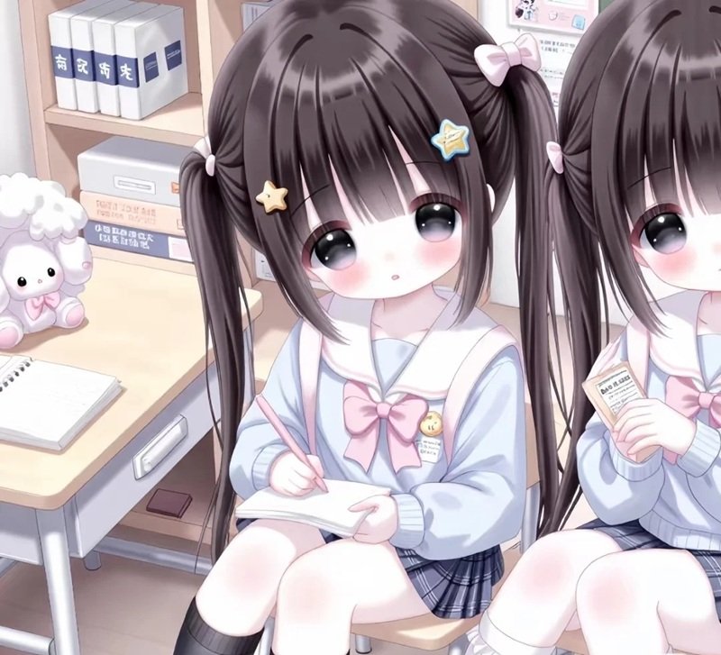 Avatar nhóm 3 người chất và cute