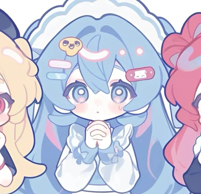 Avatar nhóm 3 người cute mới nhất