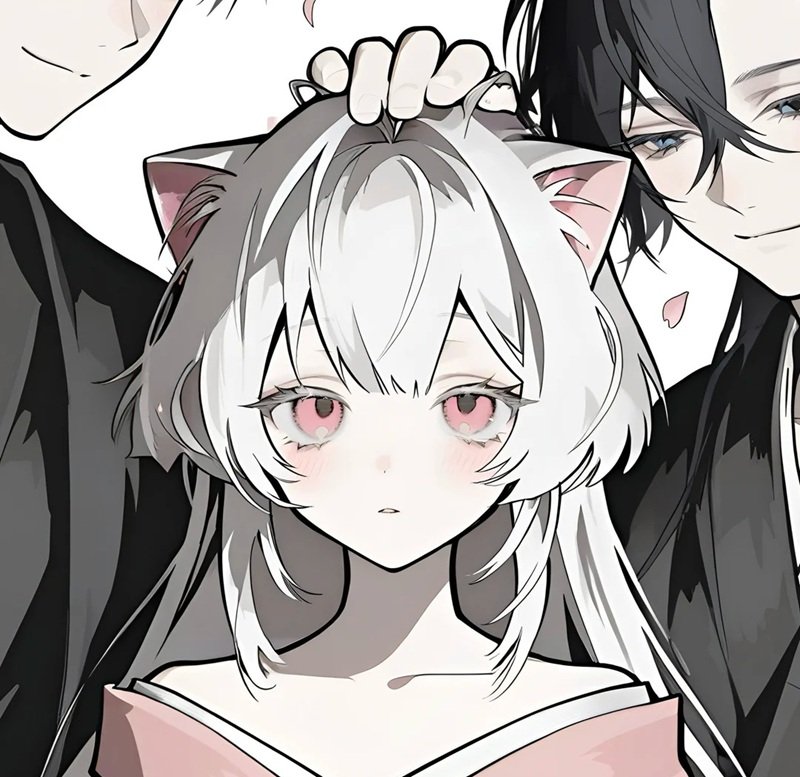 Avatar nhóm ba người anime dễ thương