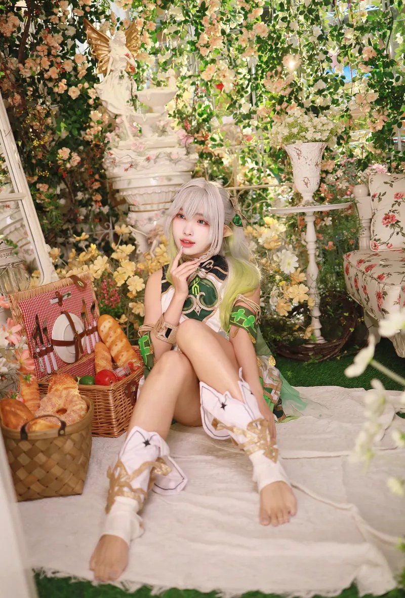 Ảnh Cosplay Nahida phong cách anime