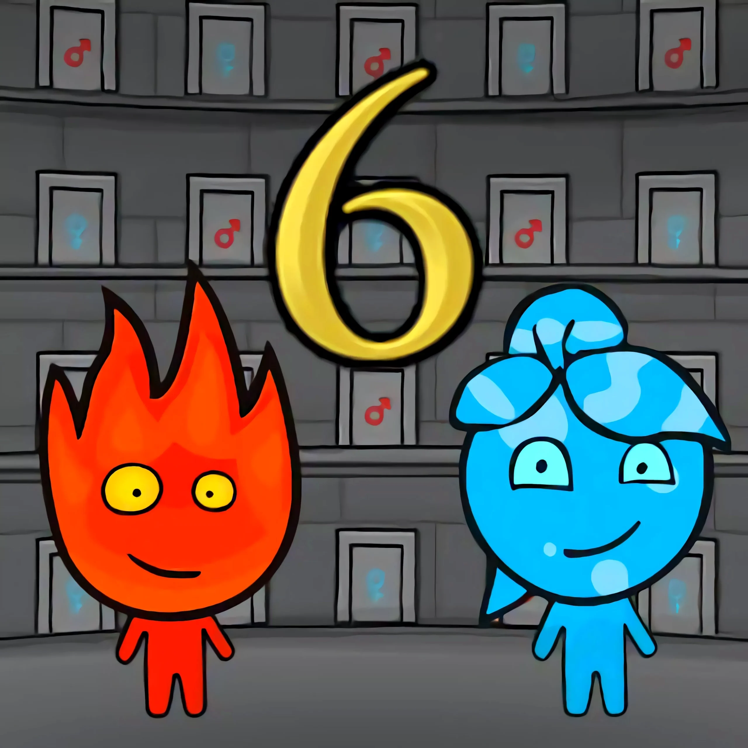Fireboy and Watergirl 6: Fairy Tales - Game phiêu lưu giải đố hấp dẫn cho hai người chơi