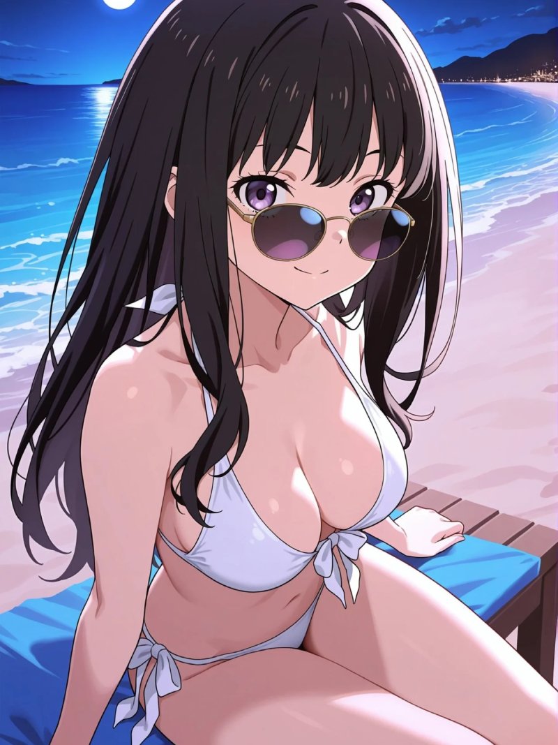 gái xinh mặc bikini anime 11