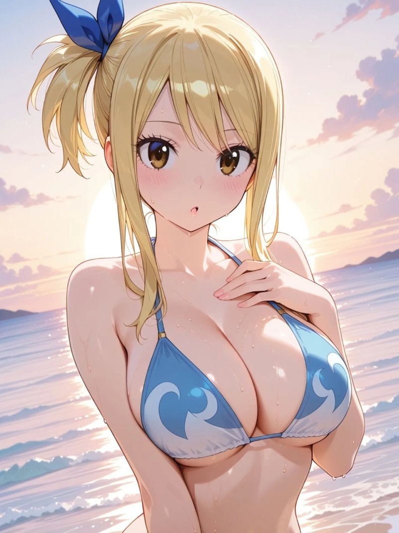 gái xinh mặc bikini anime 16