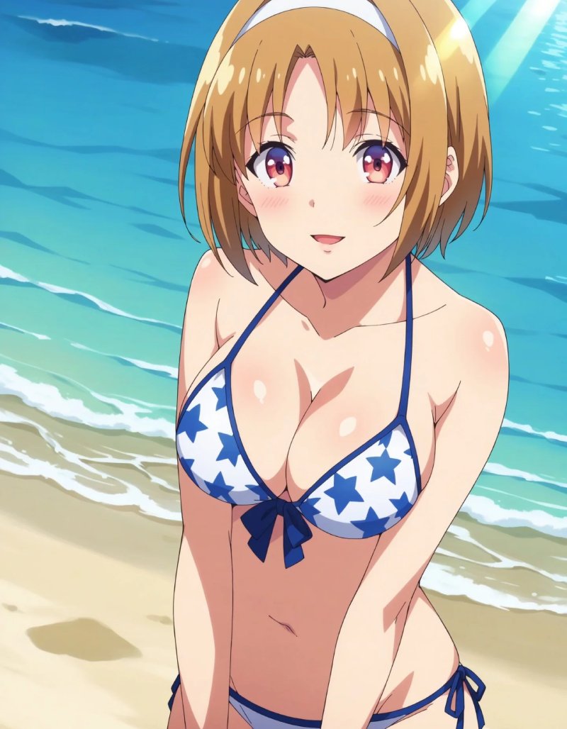 gái xinh mặc bikini anime 24