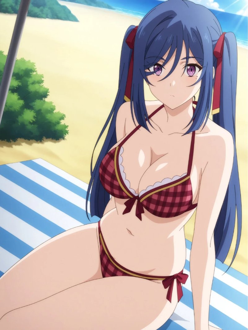 gái xinh mặc bikini anime 3