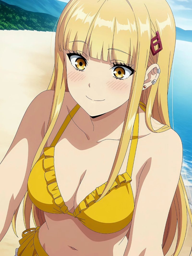 gái xinh mặc bikini anime 7
