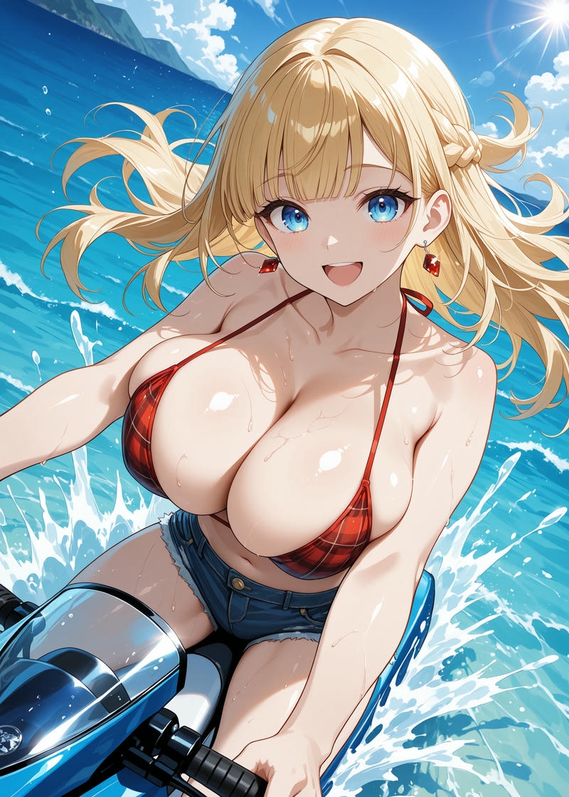 Ảnh anime ngực to vú bự thể hiện hình thể cân đối