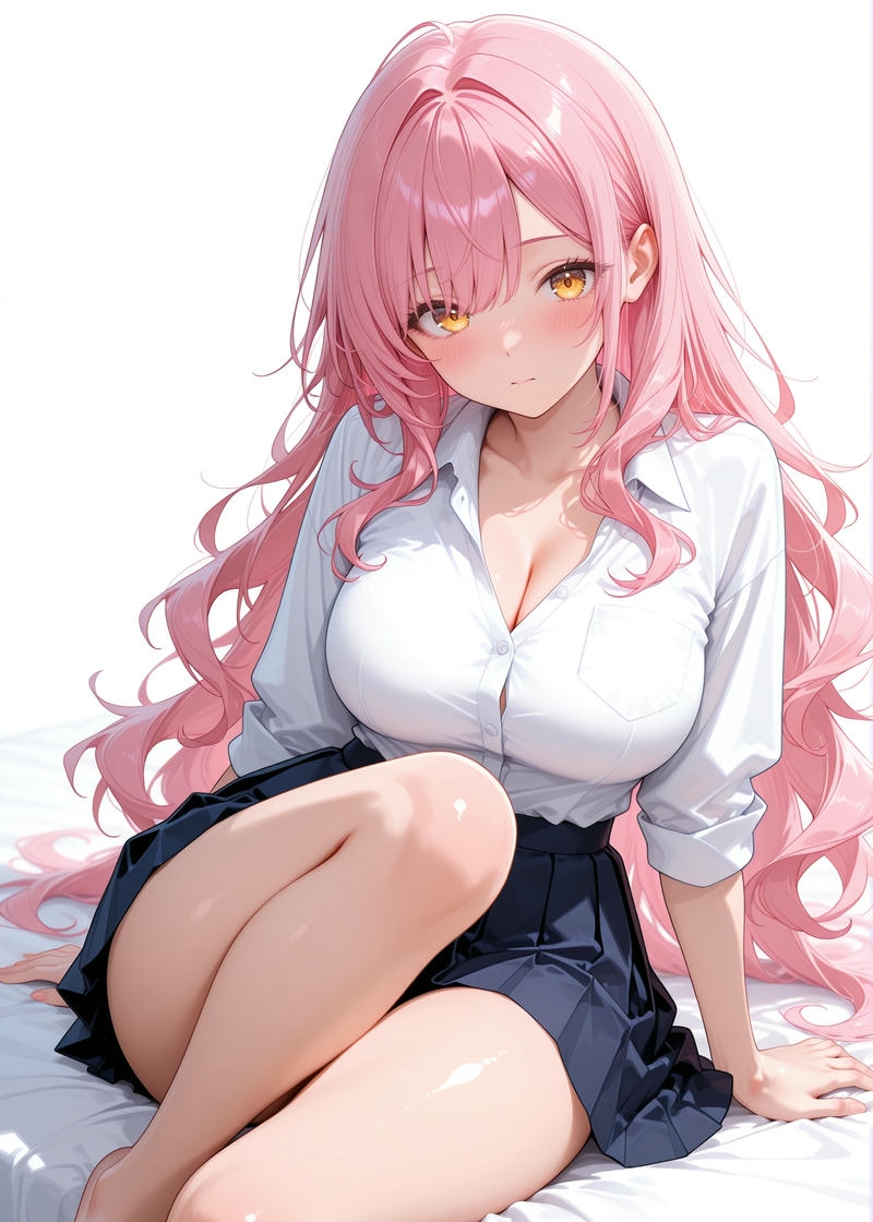 Ảnh anime ngực to vú bự thể hiện vóc dáng đầy đặn