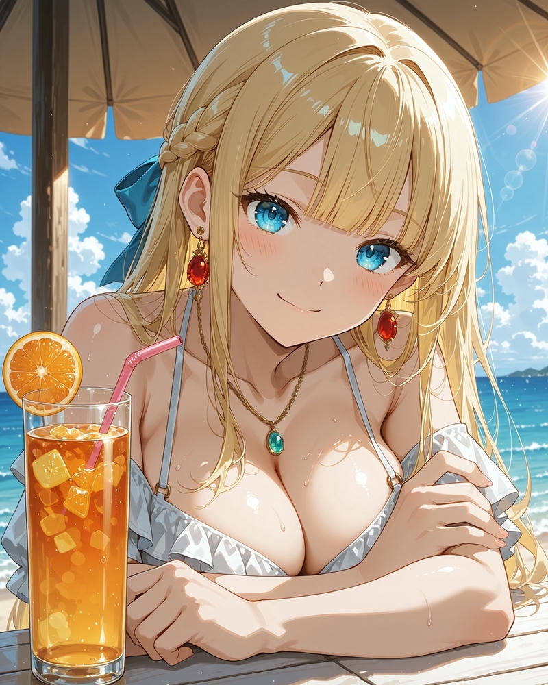 Ảnh anime ngực to vú bự với vẻ ngoài nổi bật
