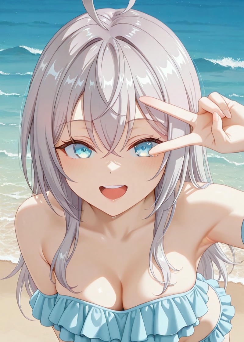 Ảnh gái anime to tròn dễ thương ấn tượng