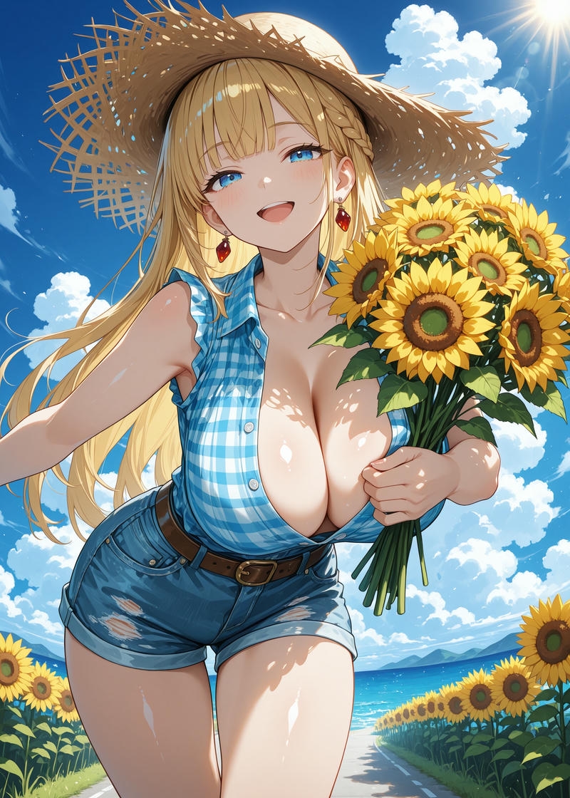 Anime nữ ngực lớn với vóc dáng đầy đặn nổi bật