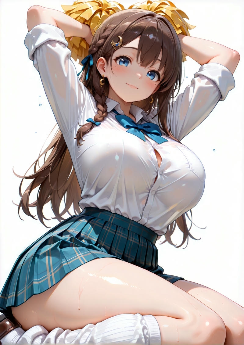 Anime nữ vòng một lớn mang đường nét mềm mại