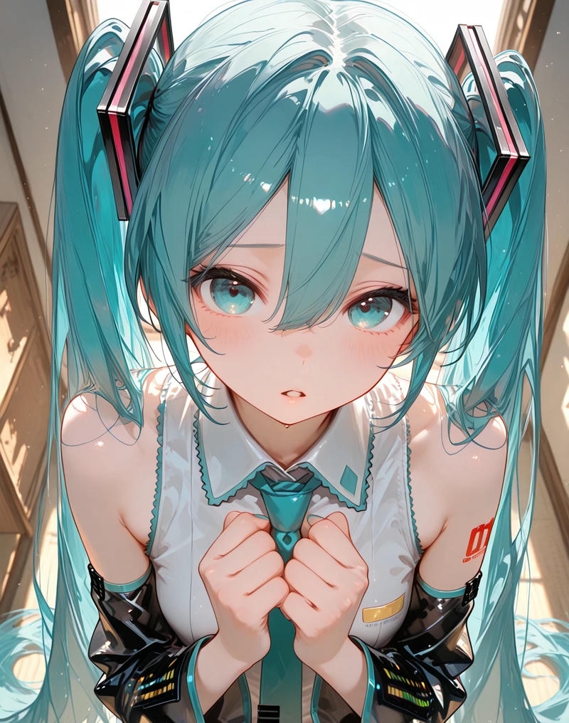 Hatsune Miku sexy sắc nét hấp dẫn
