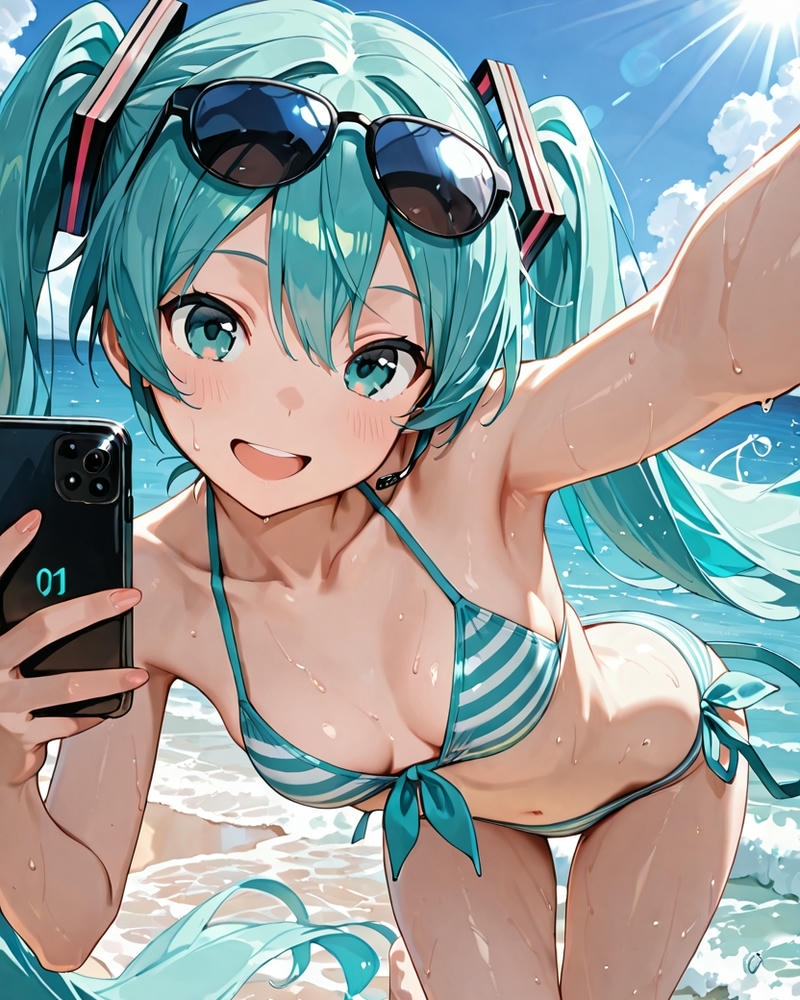 Miku sexy hoàn hảo gợi cảm sống động