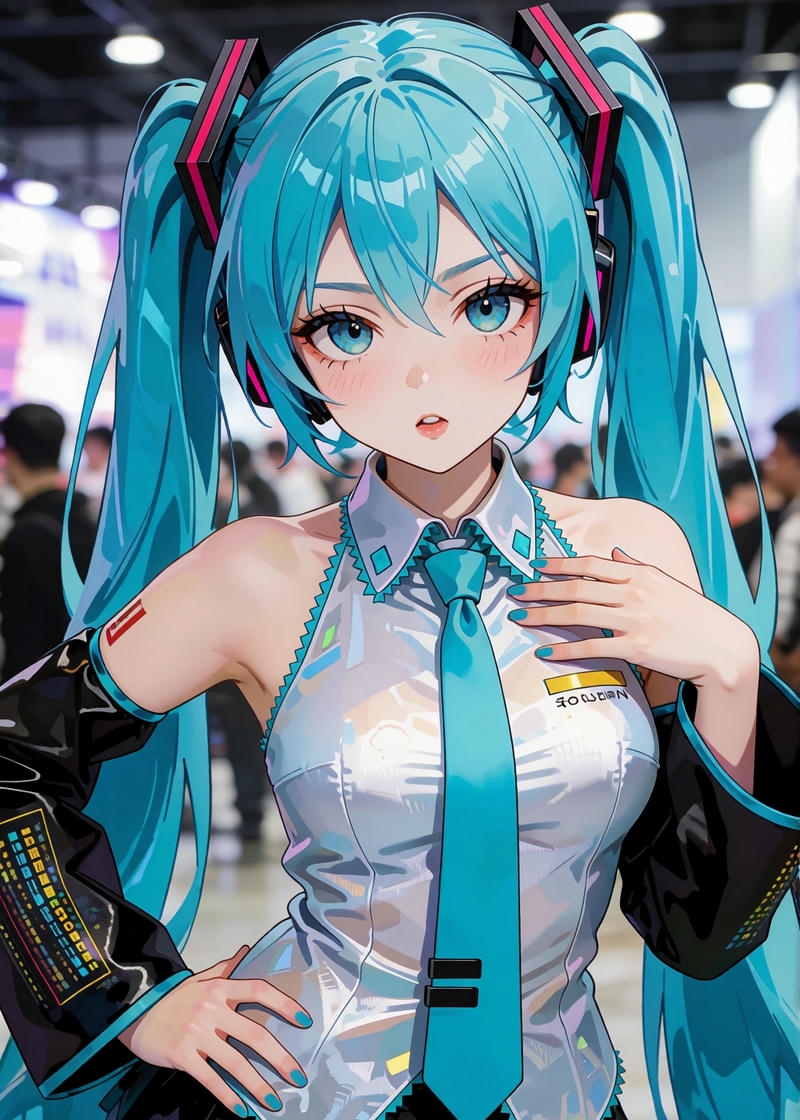 Miku sexy mượt mà chân thực đầy sức hút