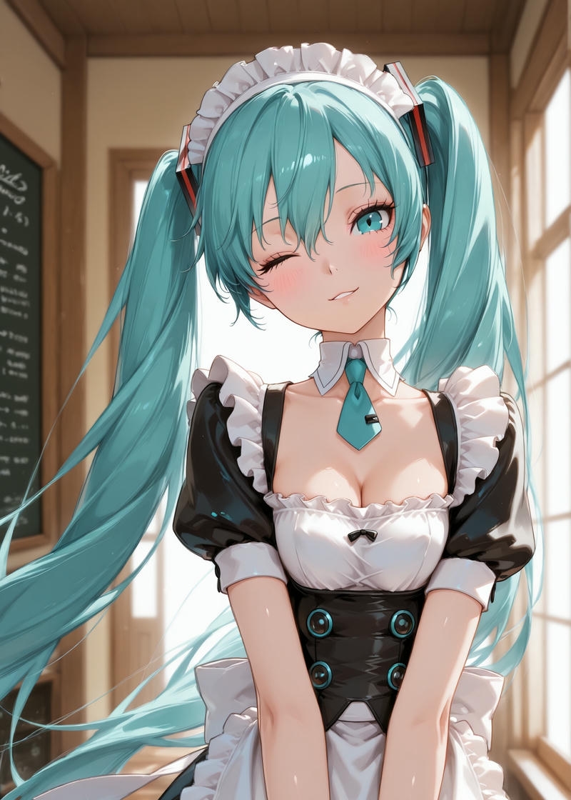 Miku sexy sắc nét sống động rõ ràng